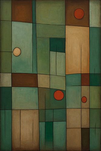 Abstractie in aardetinten