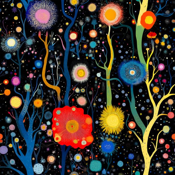 Vibrant Celestial Garden by Taudalpoi 