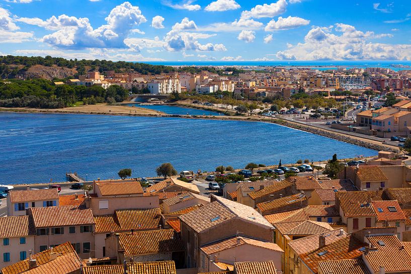 Over the roofs of Gruissan by Photo Art Thomas Klee