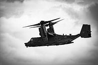 Bell Boeing V-22 Osprey in zwart- wit van Robbert De Reus thumbnail