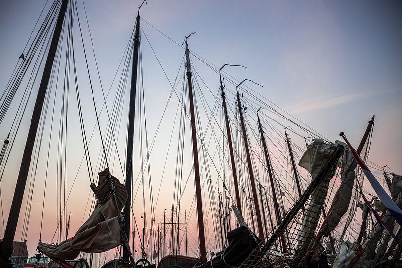 Morgenstille im Hafen von Chris Snoek