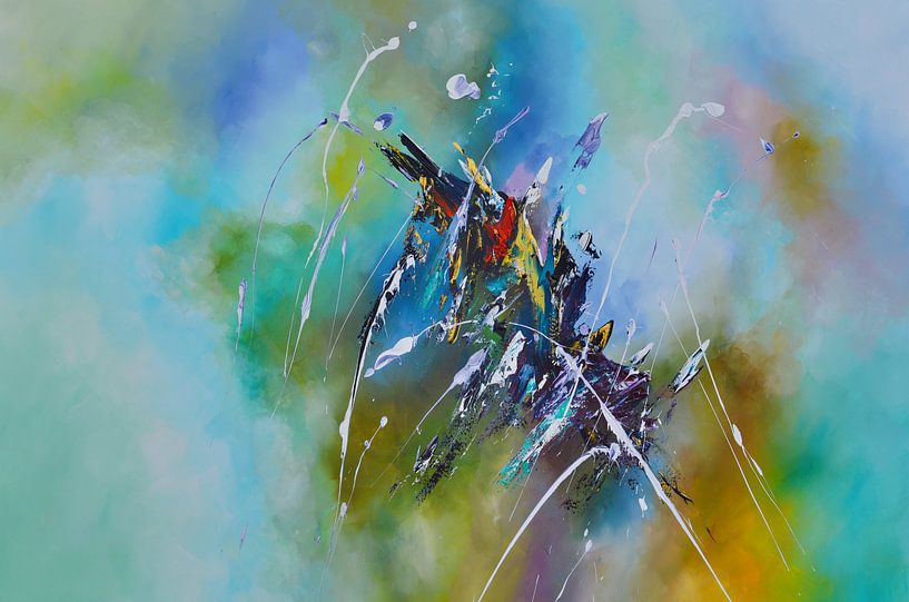 Abstrakt von Gena Theheartofart