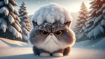 Winter wonder with grumpy charm by artefacti