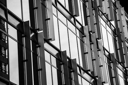 Moderne architectuur op de Zuidas in Amsterdam