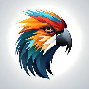 Vektorbild Vogel / Papagei