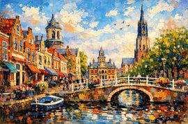 Delft, Niederlande – Gemälde.