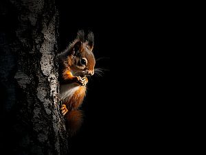 Das Eichhörnchen aus dem Clingendael-Wald