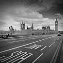 Londen - Houses Of Parliament  van Melanie Viola thumbnail