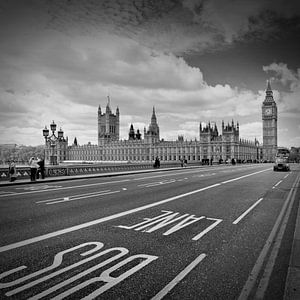 Londen - Houses Of Parliament  van Melanie Viola