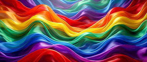 Un paysage textile ondulé symbolisant la diversité culturelle