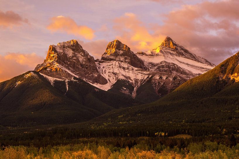 Drei Schwestern, Canmore, Kanada von Adelheid Smitt