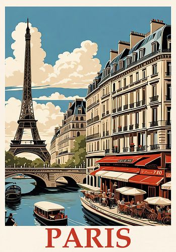 Travel Poster Paris, France