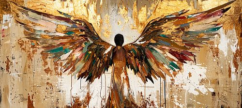 Wings Gold | Resplendent Winged Majesty by Art Whims