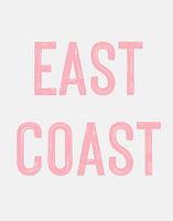 East Coast-bord - Roze