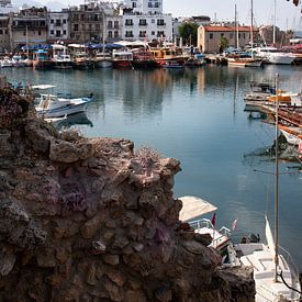 Girne Nrd Cyprus harbor by Marianne van der Zee
