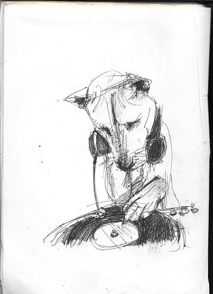 FRAU DJ INDISCH von Vincent Jacobs