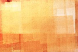 Golden light. Abstract landscape in warm pastels by Dina Dankers