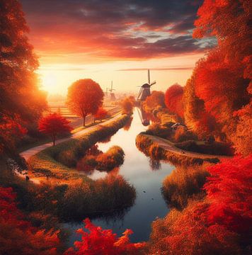 Herbst - Apeldoorn - Gelderland - Herbst - Farben - Warm von Laura Nieuwenhuis Fotografie