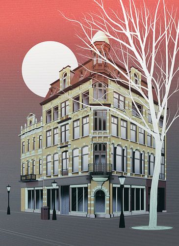 Poster Mariaplaats 4 by Gilmar Pattipeilohy