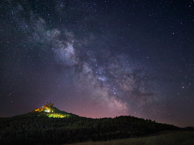 Burg Hohenzollern unter der Milchstraße von Keith Wilson Photography