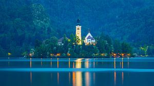 Lac Bled, Slovénie sur Henk Meijer Photography