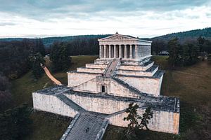 Walhalla Donaustauf près de Regensburg sur le Danube en Bavière Ger