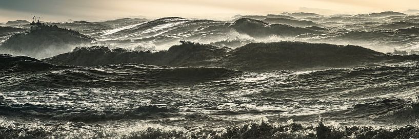 Storm on the North Sea by eric van der eijk