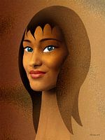 Fresco - Woman on Wall