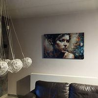 Klantfoto: Days of Joy & Sorrow van Jacky, op canvas