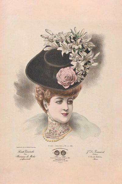Lady with hat II by Andrea Haase