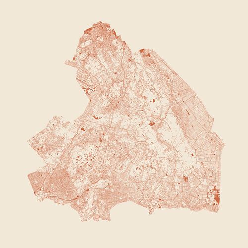 Wateren van Drenthe in Terracotta stijl
