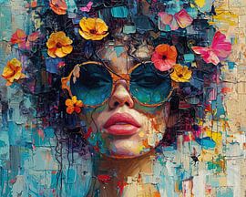 Sonnenbrille für Damen | Floral Sun Shades von Kunst Laune