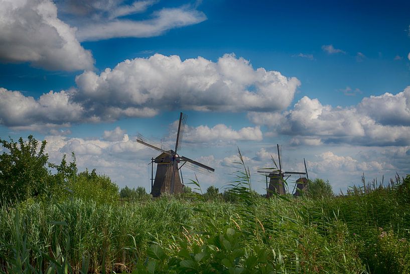 Dort bei den Windmühlen (Kinderdijk) von FotoGraaG Hanneke