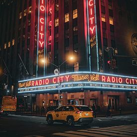 New York, Radio City. sur Chris Rijnbeek