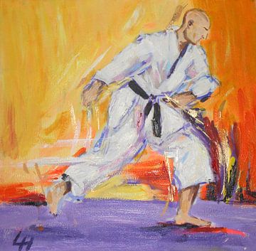 Karate - Jerry sensei von Lucia Hoogervorst