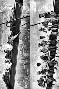 Le déjeuner dans un gratte-ciel