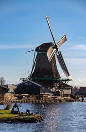 Windmolen bij Zaanse schans. van Floyd Angenent