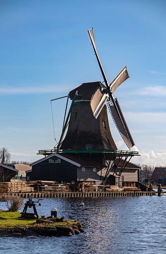 Windmolen bij Zaanse schans.