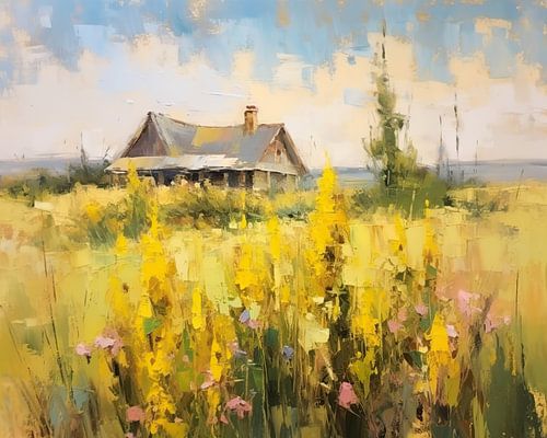 Landschaft Monet-Stil | Landschaftsmalerei