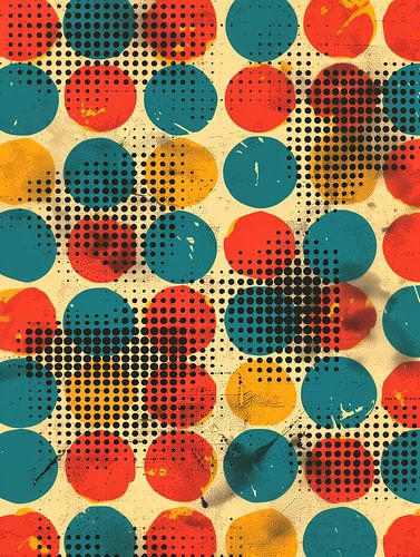 Vintage stippenpatroon in stripboeken