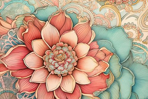 Malen von friedlichen Abstraktionen | Gelassenheit