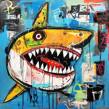 Requin multicolore II sur ARTemberaubend