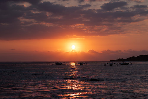 Golden Peace – Fishing Boats in the Evening Light