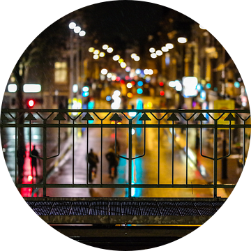 Blik op Haarlem vanaf station van Joran Maaswinkel