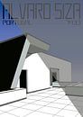 Alvaro Siza 4 - Lucht met Grijze Driehoek van TAAIDesign thumbnail