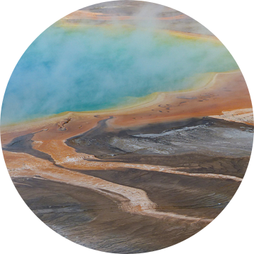 Grand Prismatic Spring Yellowstone van Mirakels Kiekje