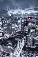 Rotterdam blaak at night time