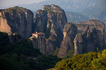 Meteora Monasteries Greece by Peter Schickert