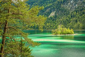 Smaragdgrüner Eibsee