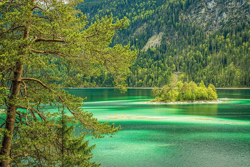Smaragdgrüner Eibsee von Thomas Herzog